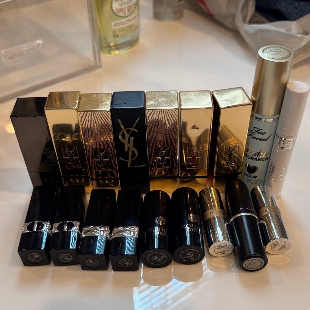 Yves Saint Laurent Gold and Black Lipstick Collection